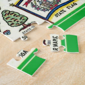 West Virginia kaart puzzel Legpuzzel (Zijkant)