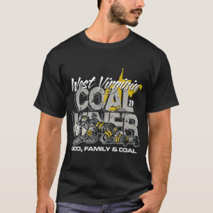 WEST VIRGINIA KOLENMINEWERKER door earl ferguson T-shirt