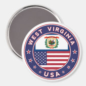 West Virginia Magneet (Voorkant / Achterkant)