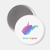 West Virginia Magneet (Voorkant / Achterkant)