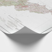 West Virginia Map (1984) WV State Atlas Cadeaupapier (Hoek)