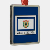 West Virginia Metalen Ornament (Rechts)