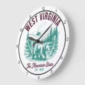 West Virginia Mountain State Bear  Grote Klok (Hoek)