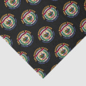 WEST VIRGINIA MOUNTAIN STATE FLAG TISSUEPAPIER (Detail)