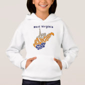 West Virginia Nickname Word Art (Voorkant)