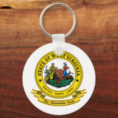 West Virginia Seal Sleutelhanger (Voorkant)