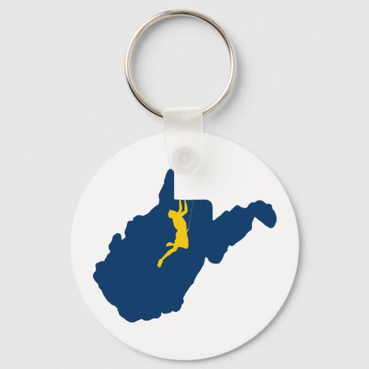 West-Virginia Sleutelhanger (Voorkant)