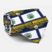 West Virginia (SP) Stropdas (Opgerold)