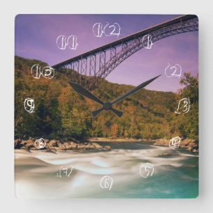 West Virginia, staatspark Babcock Vierkante Klok