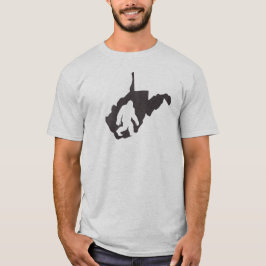 West Virginia State Bigfoot T-shirt