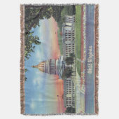  West Virginia State Capital Throw Blanket Deken (Voorkant Verticaal)