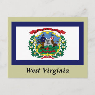 West Virginia State Flag Briefkaart