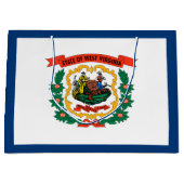 West Virginia State Flag Groot Cadeauzakje (Voorkant)