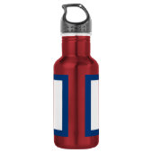 West Virginia State Flag Liberty Bottle Waterfles (Achterkant)
