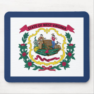 West Virginia State Flag Muismat
