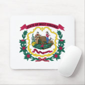 West Virginia State Flag Muismat (Met muis)