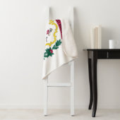 West Virginia State Flag Sherpa Deken (In situ)