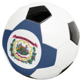 West Virginia State Flag Voetbal (Drie kwart)