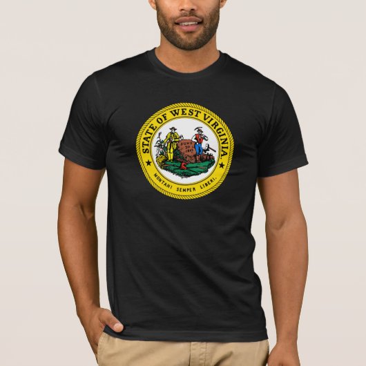 West Virginia State Seal - T-shirt (Voorkant)