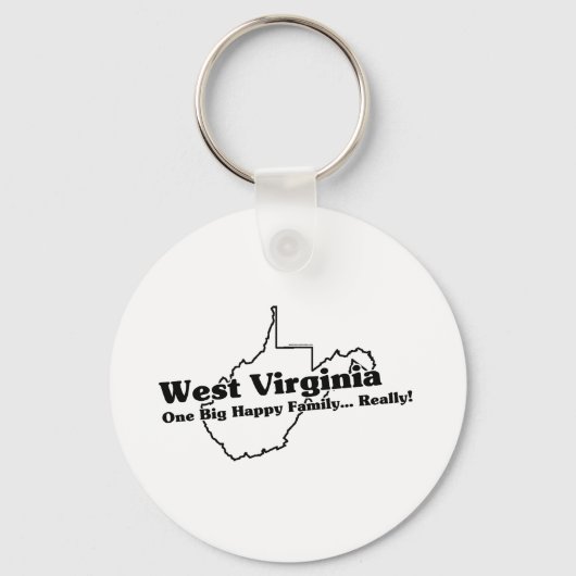 West Virginia State Slogan Sleutelhanger (Voorkant)