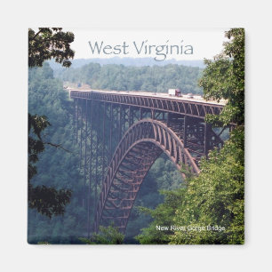 West Virginia State Travel Foto Koelkast Magnet Magneet