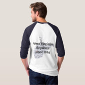 West Virginia T-shirt (Achterkant volledig)