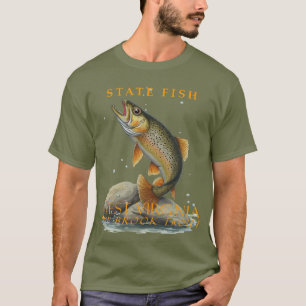 West Virginia Territory Fish The Brook Trout T-shirt