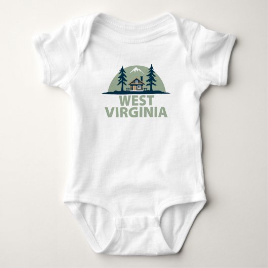 West Virginia, Verenigde Staten Romper (Voorkant)