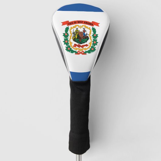 West Virginia vlag Golfheadcover (Voorkant)