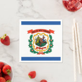 West Virginia vlag Servet (Insitu)