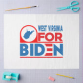 WEST VIRGINIA voor Biden Tissuepapier (Craft)