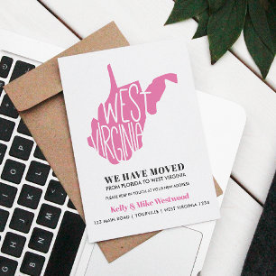 WEST VIRGINIA We hebben New address New Home verpl Briefkaart