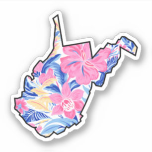 West Virginia - Zomerse Sticker - Lilly Inspired