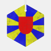 West-Vlaanderen Glas Ornament (Achterkant)
