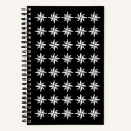 West Wind Postcards' Compass Logo Pattern Notitieboek