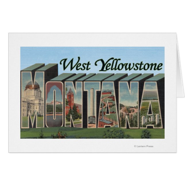 West Yellowstone, Montana (Devant horizontal)