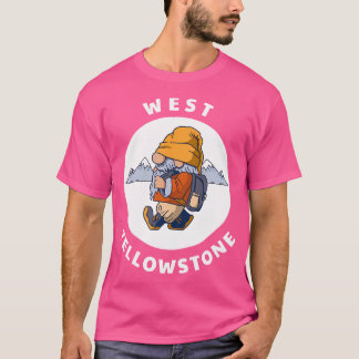 West Yellowstone Montana Mountains Wandelgnoom Mt T-shirt