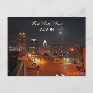 West Zesde Street Austin Post Card Briefkaart