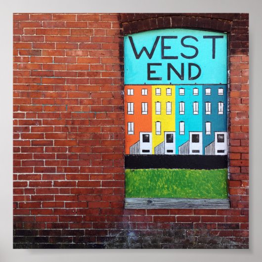 westelijk deel van de stadsmuur poster (Voorkant)
