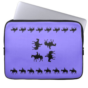 Westelijke Alikruik - Silhouetten te Paard Laptop Sleeve
