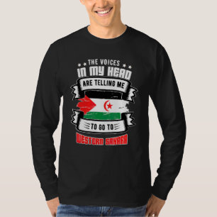 Westelijke Sahara In Mijn Hoofd T-shirt