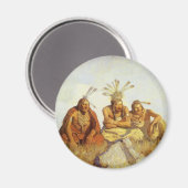 Westen, Guardians War of Peace by NC Wyeth Magneet (Voorkant / Achterkant)