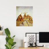 Westen, Guardians War of Peace by NC Wyeth Poster (Thuiskantoor)