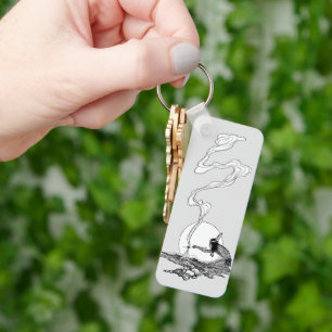  Westen, Indiaan in zijn eenzaamheid door NC Wyeth Sleutelhanger