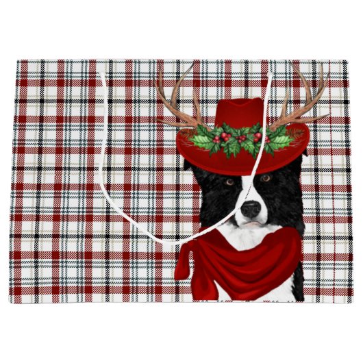 Wester Pset en Border Collie Hondenliefhebber Holi Groot Cadeauzakje (Voorkant)