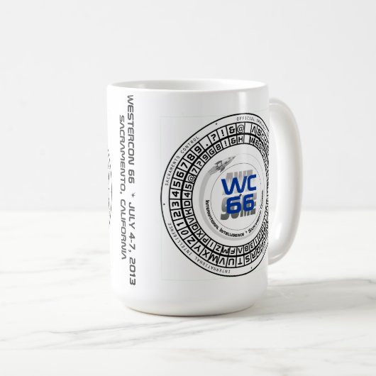 Westercon 66 Decoder Wheel Mokken (Voorkant rechts)