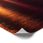 Westerkerk bij nacht in Amsterdam Poster (Hoek)