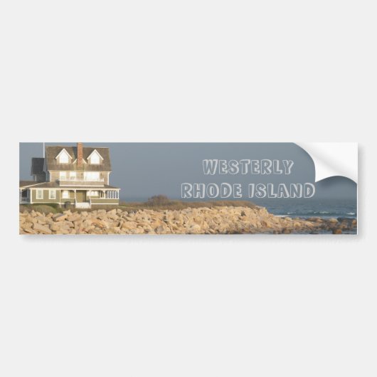 Westerly Rhode Island Bumpersticker (Voorkant)