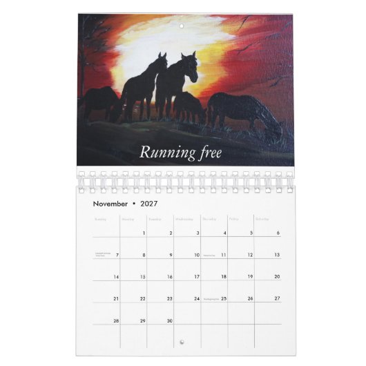 western afbeelding 2016 kalender (Nov 2027)
