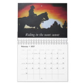 western afbeelding 2016 kalender (Feb 2027)